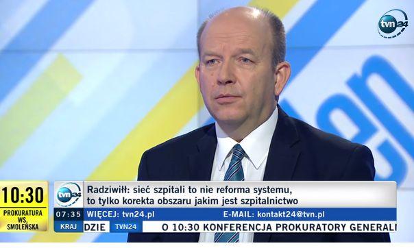Radziwiłł: sieć szpitali zlikwiduje lub zredukuje kolejki
