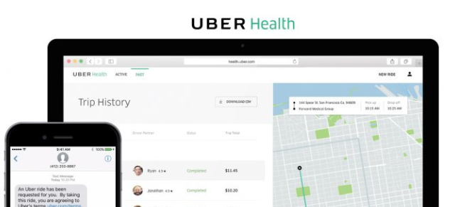 Uber Health: zawiezie do szpitala, odbierze po terapii