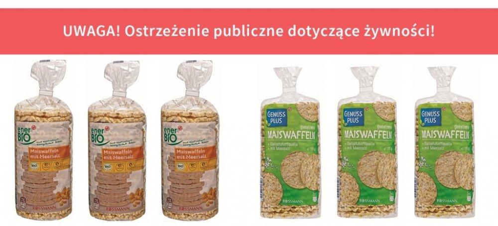 Wafle ryżowe wycofane z sieci drogerii Rossman. Powód? Zanieczyszczenie fragmentami metalu