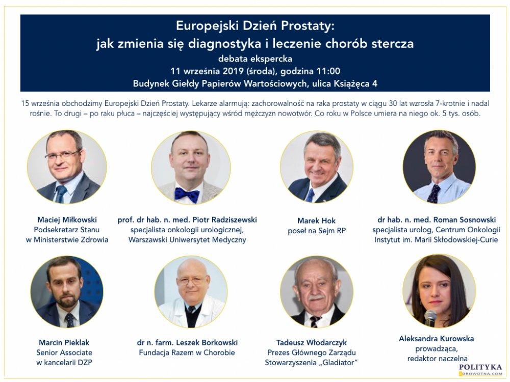 11:00 Debata PZ: Europejski Dzień Prostaty