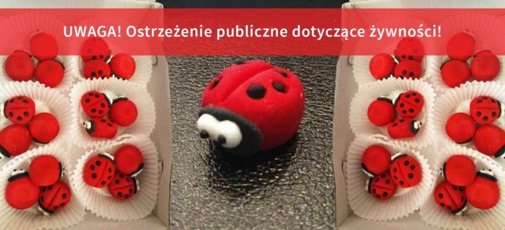 Uwaga! Ta ozdoba cukiernicza nie może być spożyta przez dzieci