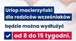 Urlop macierzyński dla rodziców wcześniaków będzie dłuższy