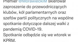 Premier zaprasza opozycję na spotkanie ws. pandemii