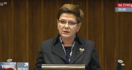 Beata Szydło w expose: Pacjent nie może być pozycją w bilansie, lekarz księgowym a szpital przedsiębiorstwem