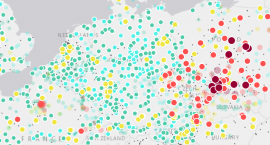 Polska w smogu. Europejska Agencja Środowiska uruchomiła mapę