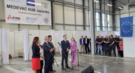 W Rzeszowie otworzono unijny hub ewakuacji medycznej dla pacjentów ukraińskich