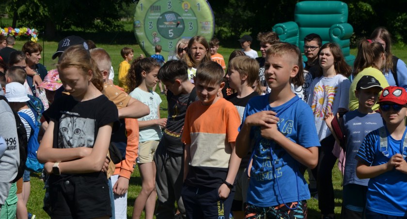 Dzieci z gminy Sokołów Podlaski wspólnie świętowały Dzień Dziecka