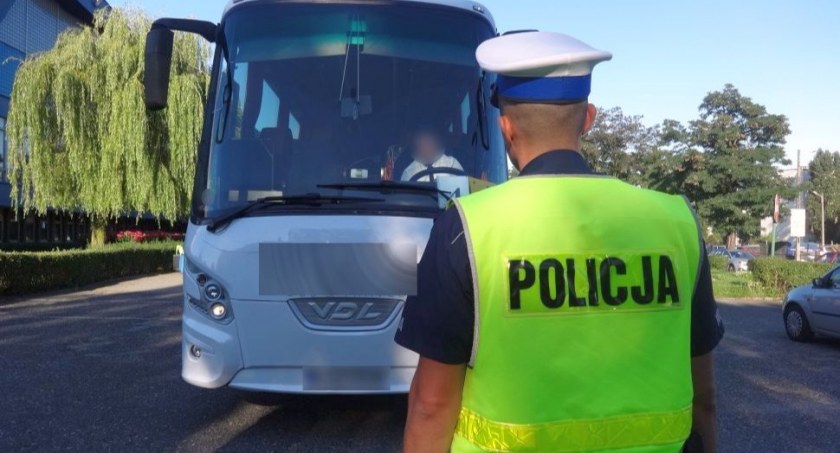 Sokołowscy policjanci o kontrolach autokarów: są drobne uchybienia