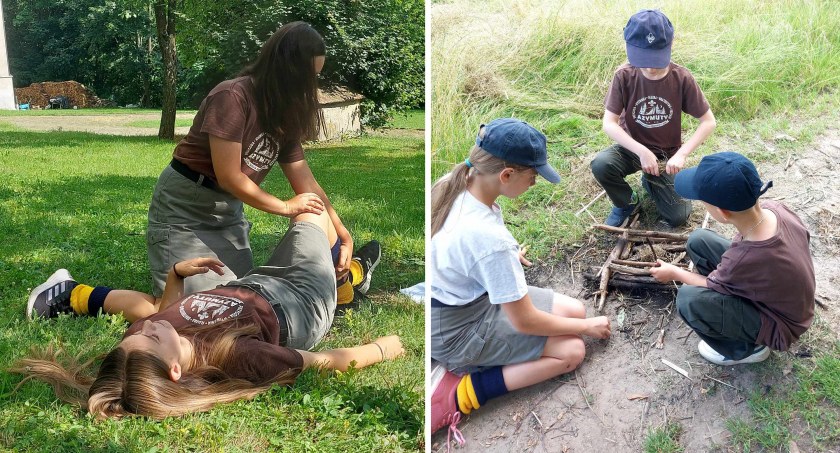Sprawdzili swoje umiejętności podczas biegu...