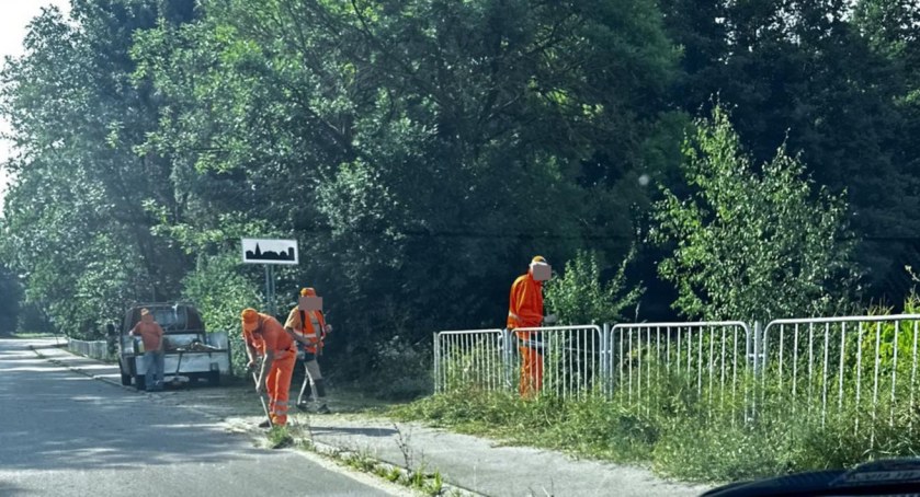 Tak drogowcy z powiatu uczcili święto Matki Bożej Zielnej?
