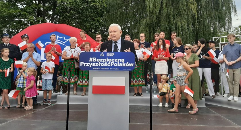 Jarosław Kaczyński w Sokołowie Podlaskim: Tusk był królem bezrobocia!