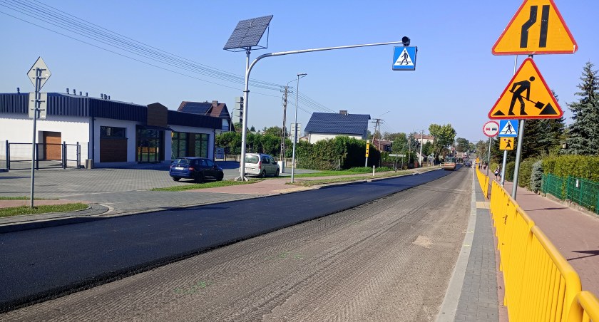 Kończą się prace na drodze krajowej w Sterdyni