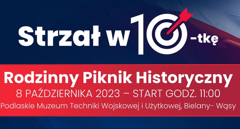 Rodzinny piknik historyczny w militarnym stylu