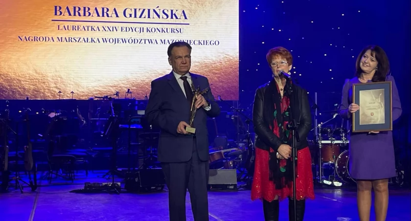 Barbara Gizińska z Nagrodą Marszałka Województwa Mazowieckiego!
