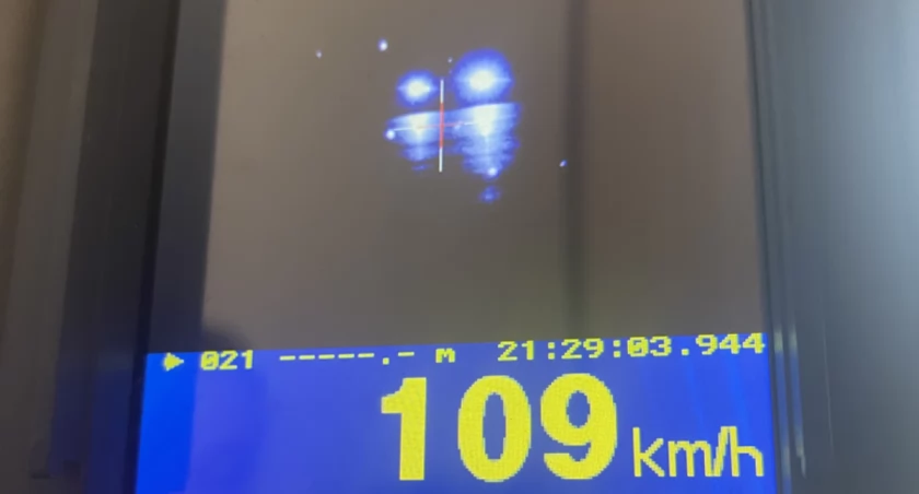 Myślał, że w ciemnościach policyjny radar nie działa?