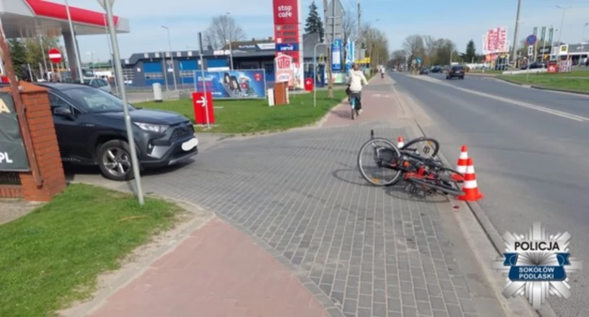 Dwójka rowerzystów trafiła do szpitala