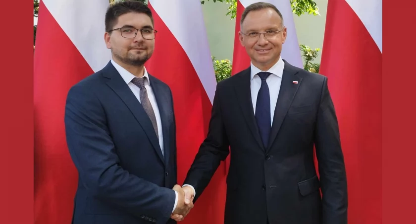 Wójt gminy Ceranów i radny z Kostek u Prezydenta RP