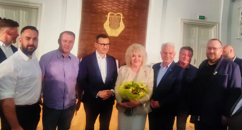Radni powiatowi z PiS na spotkaniu z Mateuszem Morawieckim
