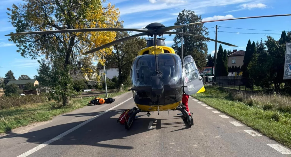 40-letni motocyklista zginął na miejscu