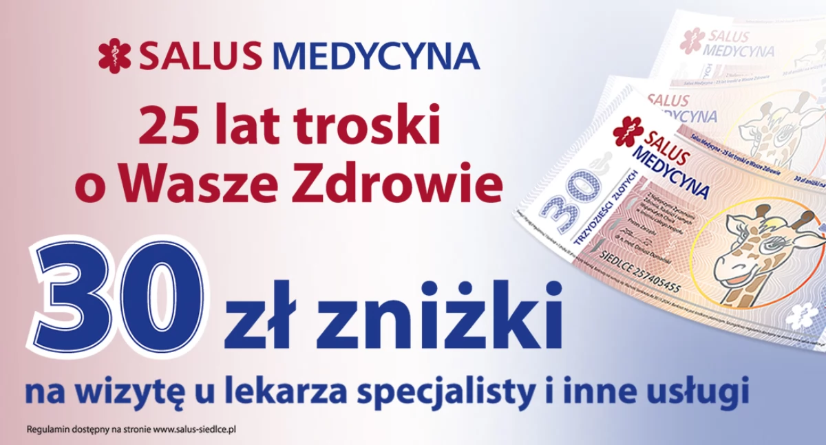 Z ogromną radością i dumą obchodzimy wyjątkowy jubileusz – 25-lecie istnienia Salus Medycyna!