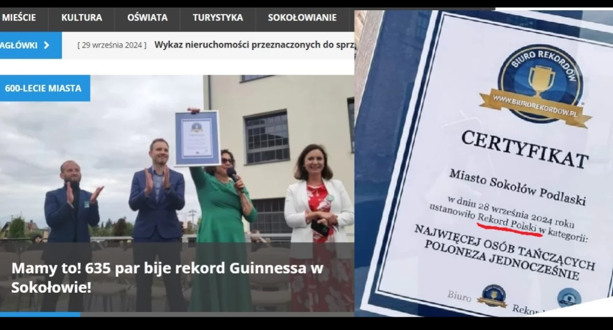 To nie był żaden rekord Guinnessa! Polonez kosztował miasto ponad 38 tysięcy złotych!