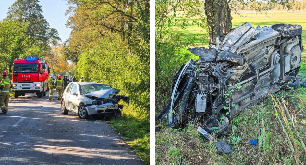 Auta zderzyły się z ogromną siłą, jedna osoba w szpitalu