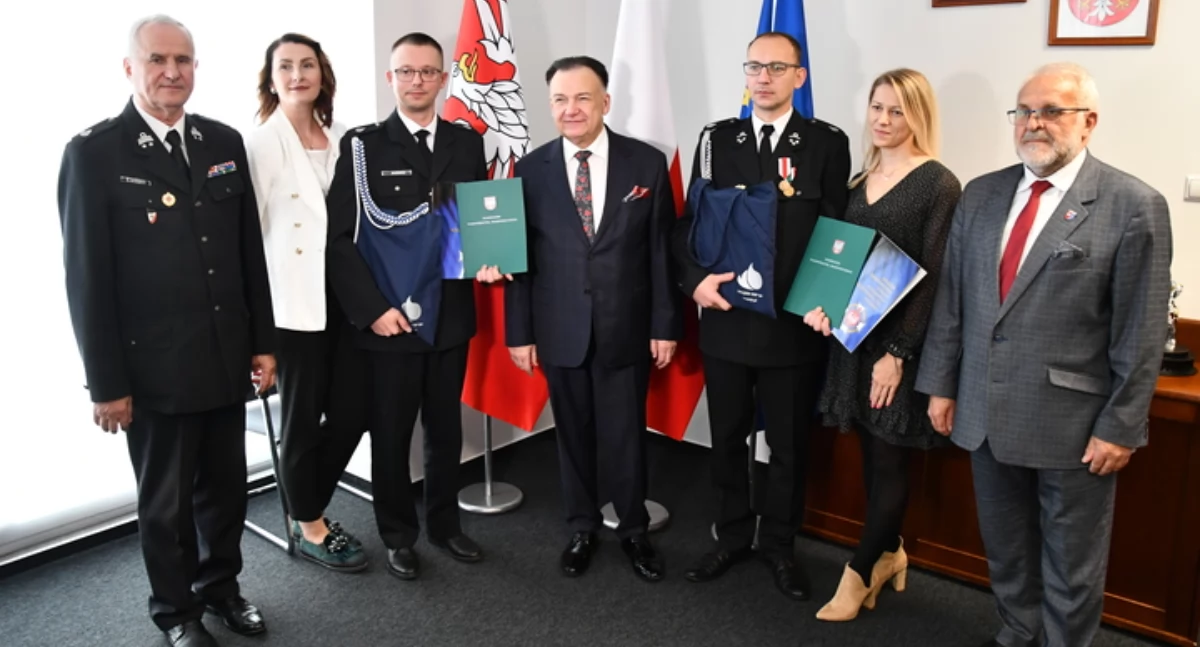 Paweł Jastrzębski z OSP w Chruszczewce strażakiem miesiąca na Mazowszu!