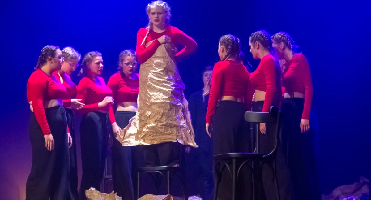 Spektakl „Dux femina facti” na zwieńczenie teatralnych warsztatów