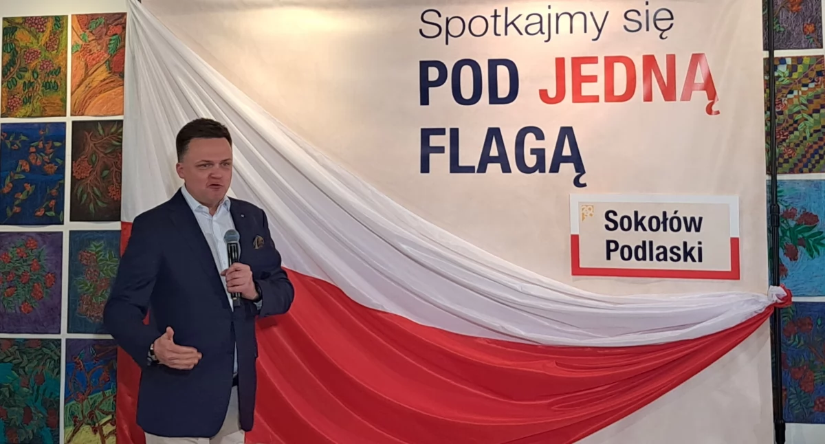 Szymon Hołownia w Sokołowie Podlaskim: podziały w Polsce poszły za daleko