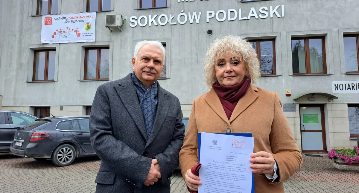 Parlamentarzyści z interwencją w sprawie Marcina Celińskiego. Pani burmistrz nie zastali.