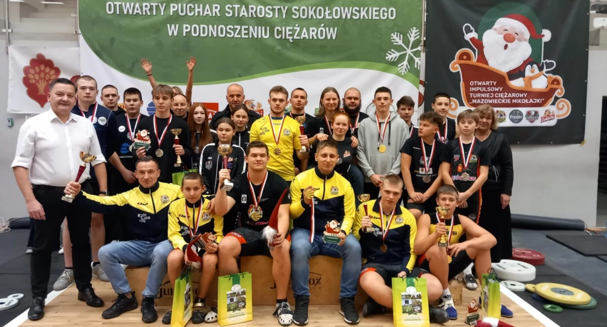 Walczyli o Puchar Starosty Sokołowskiego w podnoszeniu ciężarów