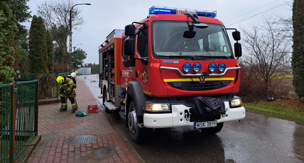 Wichura w powiecie sokołowskim. Strażacy pomogli, gdy zabrakło prądu dla dwóch respiratorów.