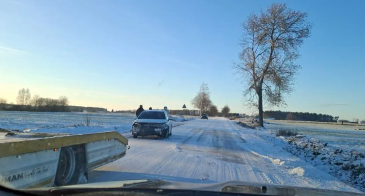 Jak tam u Państwa z powiatu sokołowskiego na drogach? Ślisko?