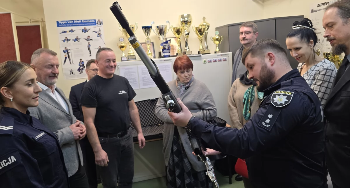 Komendant wojewódzki policji oraz goście z Ukrainy w „Szarej”. W tle ważny projekt!