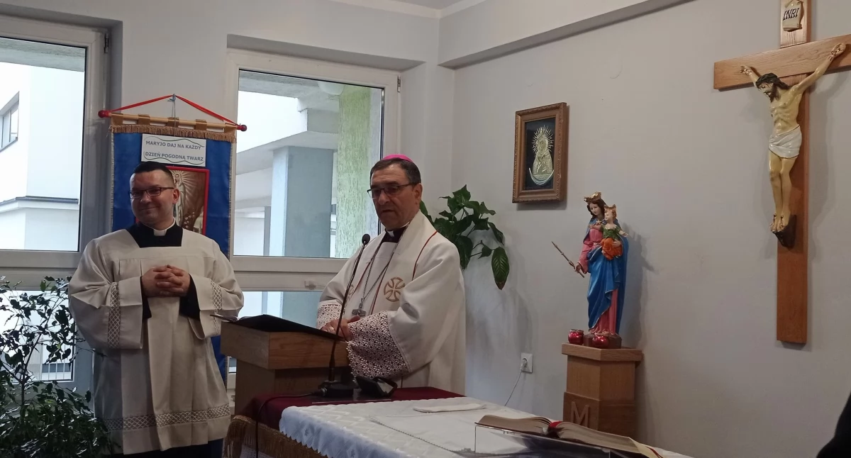 Biskup drohiczyński na obchodach Światowego Dnia Chorego w sokołowskim szpitalu