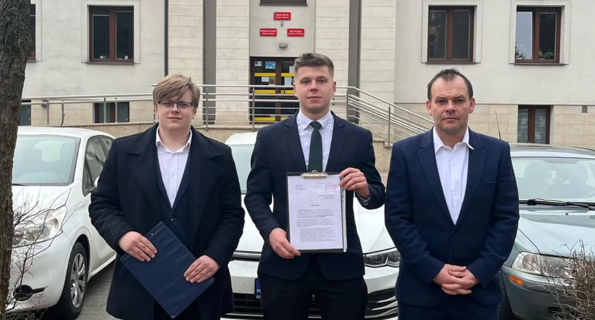 Działacze Konfederacji przeciwko tworzeniu Centrum Integracji Cudzoziemców w Sokołowie Podlaskim