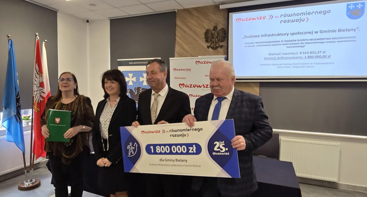 Powstają dwie nowe świetlice w gminie Bielany. Na sylwestra mieszkańcy mają się w nich już bawić.