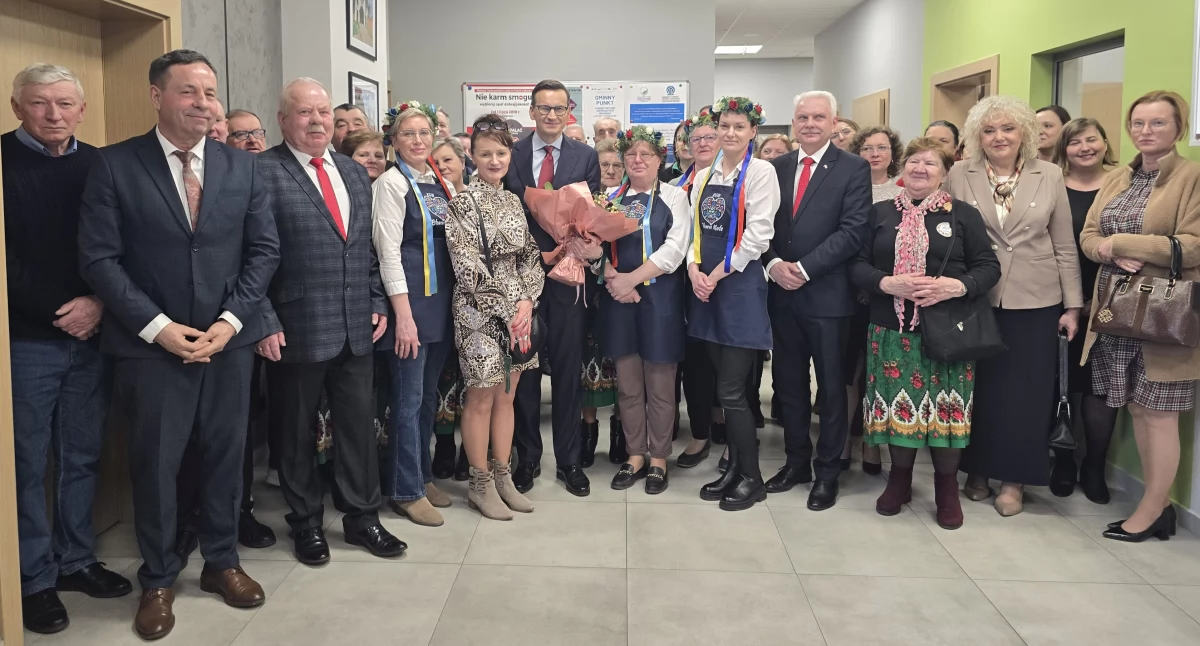 Mateusz Morawiecki w gminie Bielany. „Dziś nawet przedstawiciele innych opcji politycznych tęsknią za Polskim Ładem”.