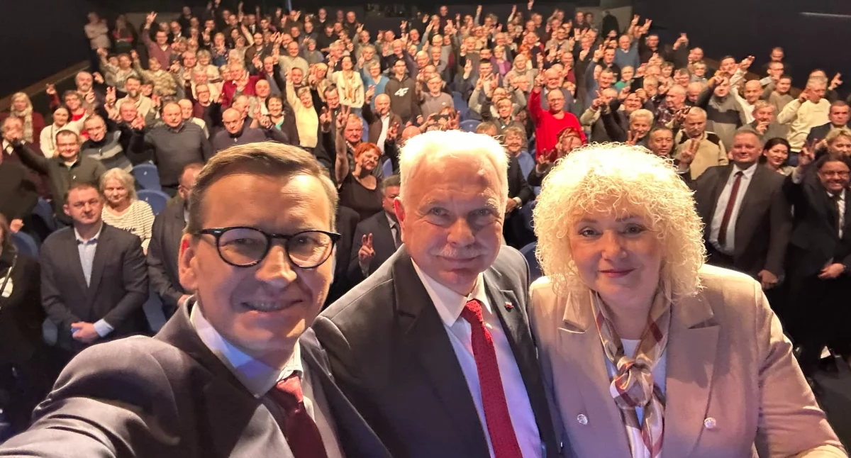 Mateusz Morawiecki w Sokołowie Podlaskim: nie dajmy się zastraszyć!