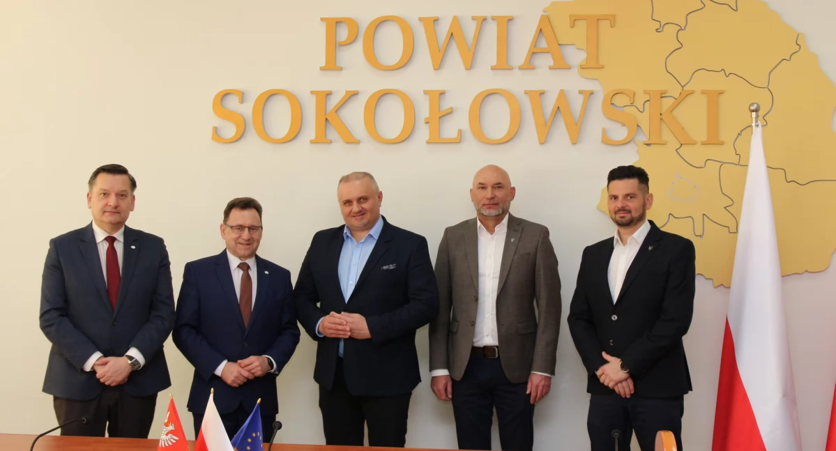 Samorządowcy z powiatu nyskiego gościli w Sokołowie Podlaskim