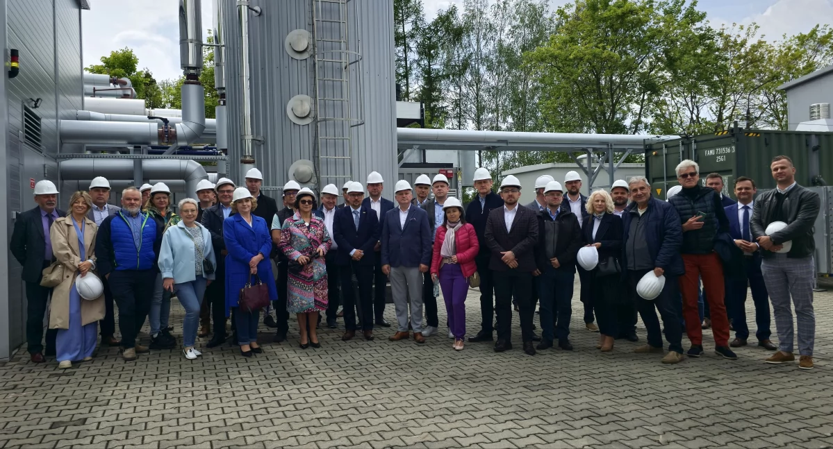Przedstawiciele Związku Miast Polskich gościli w Sokołowie. Docenili naszą nową elektrociepłownię.