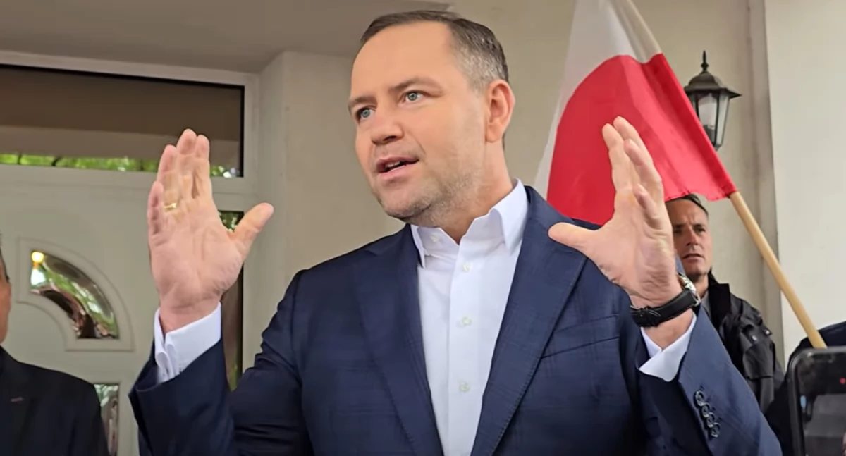 Wyniki wyborów w powiecie sokołowskim. Nawrocki wygrał z ogromną przewagą, Mentzen drugi, Trzaskowski trzeci.