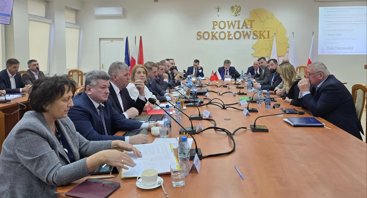 W poniedziałek sesja Rady Powiatu Sokołowskiego. Wraca temat, który wywołał zamieszanie.