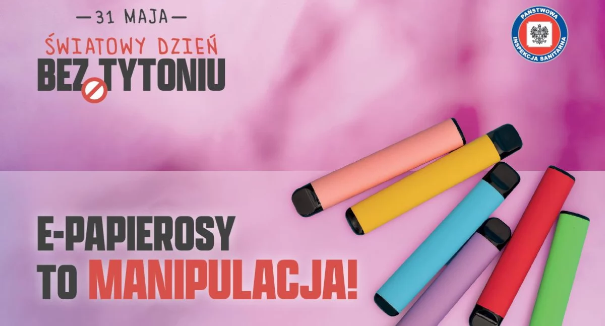 31 maja to Światowy Dzień Bez Tytoniu. Sapepid ostrzega: 