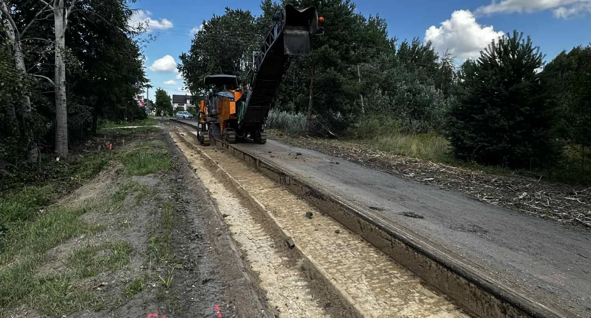 Trwa przebudowa drogi w Bachorzy