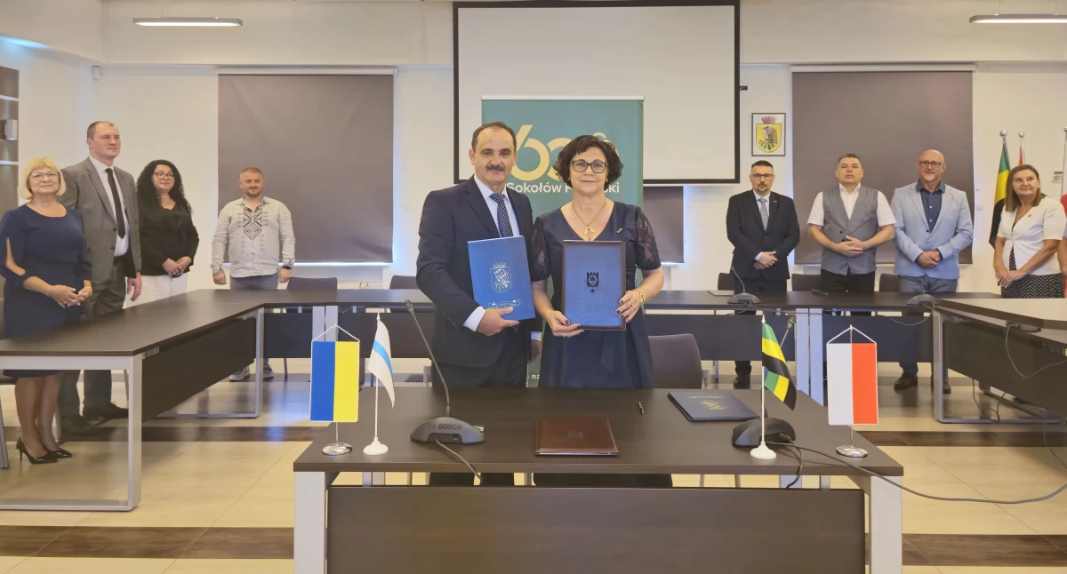Umowa partnerska Sokołowa Podlaskiego z ukraińskim Szumskiem to szansa na fundusze dla obu miast