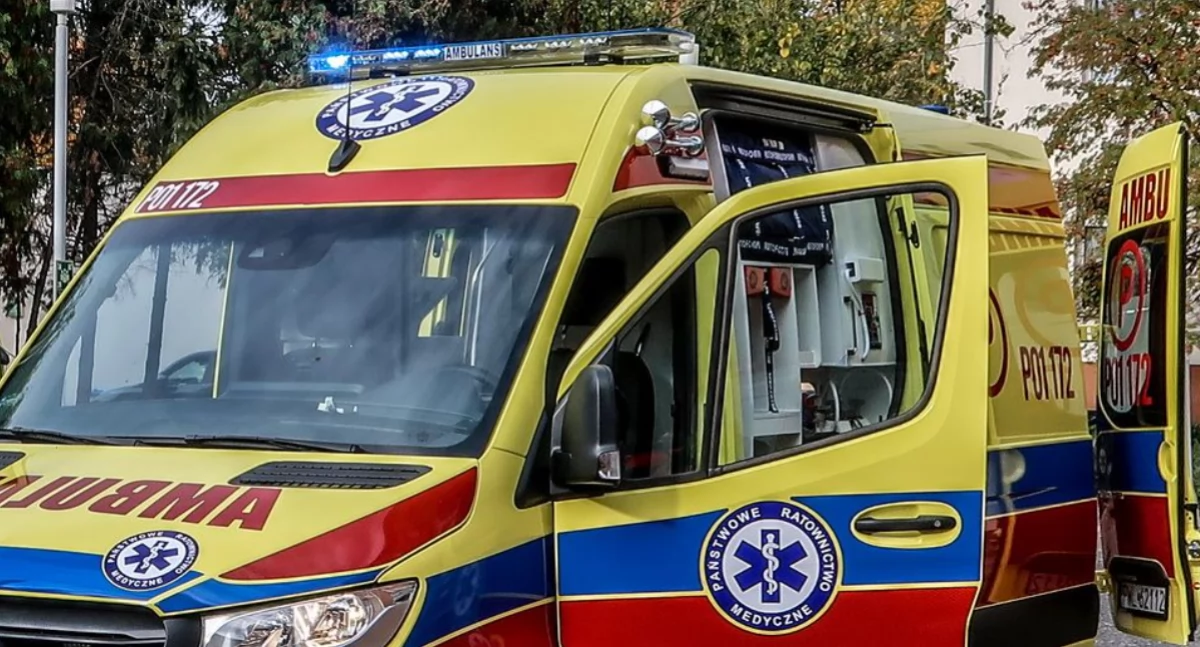 Kierowca ciężarówki zasłabł, ratownicy uratowali mu życie
