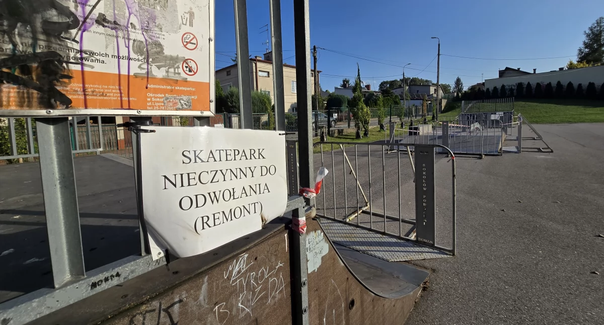Miasto zleciło remont skateparku. Kiedy będzie ponownie otwarty?