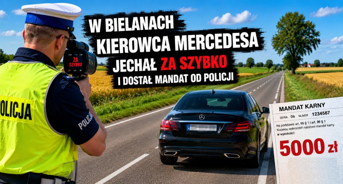 Ten kierowca dostał 5 tys. zł mandatu i 15 punktów karnych. Za co?