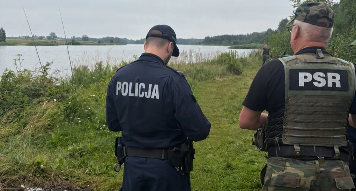 Nad Zalewem Niewiadoma mundurowi wzięli pod lupę wędkarzy
